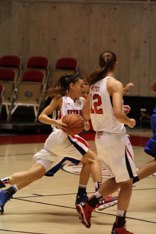 2013-11-01 17:19:23 ** Basketball, Damenbasketball, Danielle Rodriguez, Emily Potter, University of Mary, Utah Utes ** 