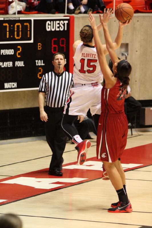 2014-02-14 20:26:41 ** Basketball, Michelle Plouffe, Utah Utes, Washington State, Women's Basketball ** 