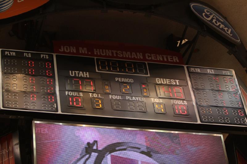 2011-01-05 20:55:17 ** Air Force, Basketball, Damenbasketball, Utah Utes ** Das Ergebnis am Ende ist 77:40 für Utah.