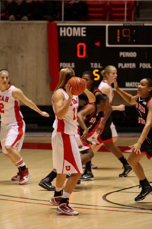 2010-02-21 13:58:53 ** Basketball, Damenbasketball, Kalee Whipple, Rachel Messer, SDSU, Taryn Wicijowski, Utah Utes ** 