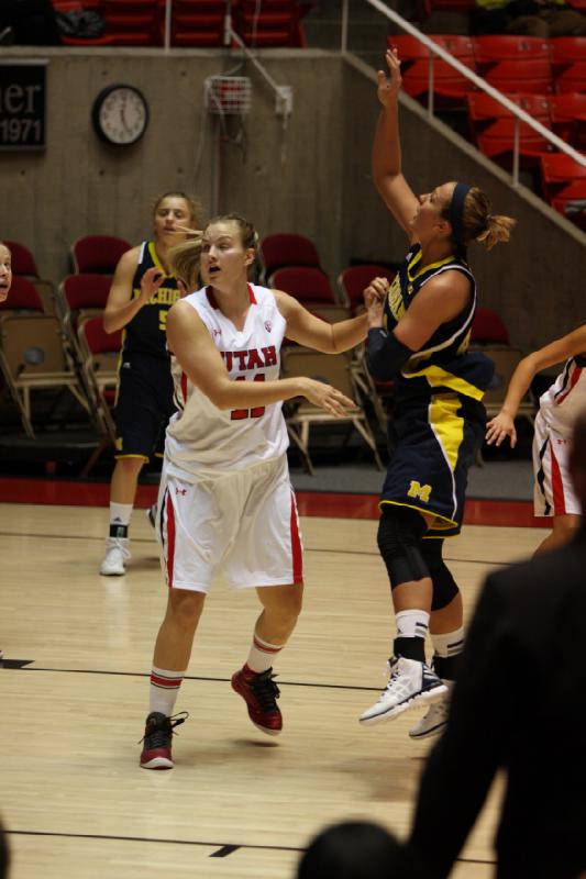 2012-11-16 17:00:05 ** Basketball, Michigan, Taryn Wicijowski, Utah Utes, Women's Basketball ** 