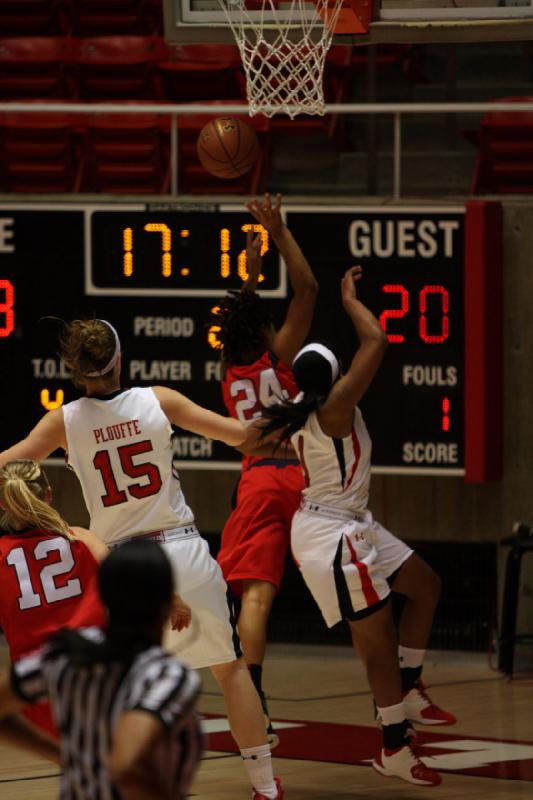 2011-11-05 18:00:36 ** Basketball, Dixie State, Janita Badon, Michelle Plouffe, Utah Utes, Women's Basketball ** 