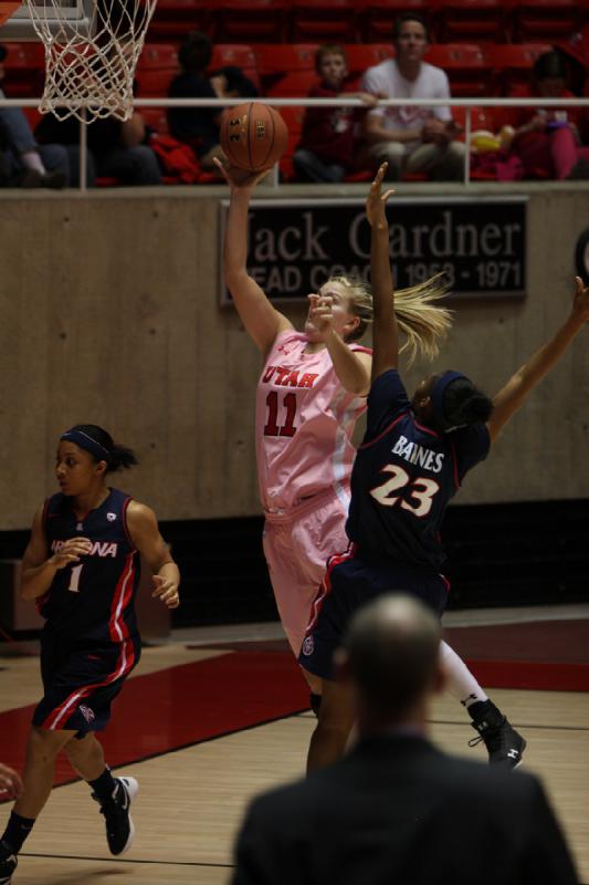 2012-02-11 15:06:27 ** Anthony Levrets, Arizona, Basketball, Damenbasketball, Taryn Wicijowski, Utah Utes ** 