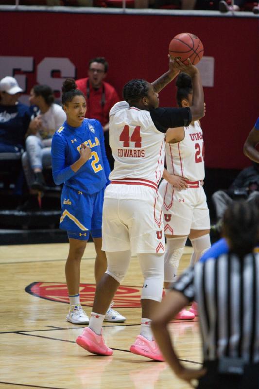 2019-02-10 12:40:49 ** Basketball, Dre'Una Edwards, Sarah Porter, UCLA, Utah Utes, Women's Basketball ** 