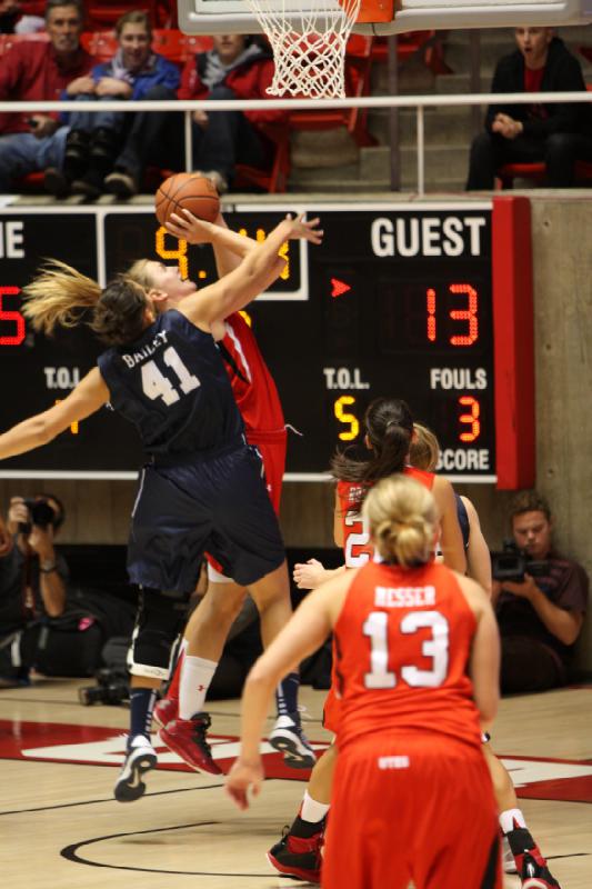 2012-12-08 15:19:16 ** Basketball, BYU, Damenbasketball, Danielle Rodriguez, Rachel Messer, Taryn Wicijowski, Utah Utes ** 