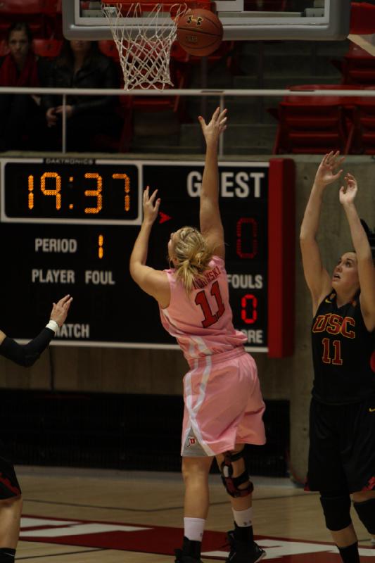 2012-01-28 14:59:56 ** Basketball, Taryn Wicijowski, USC, Utah Utes, Women's Basketball ** 
