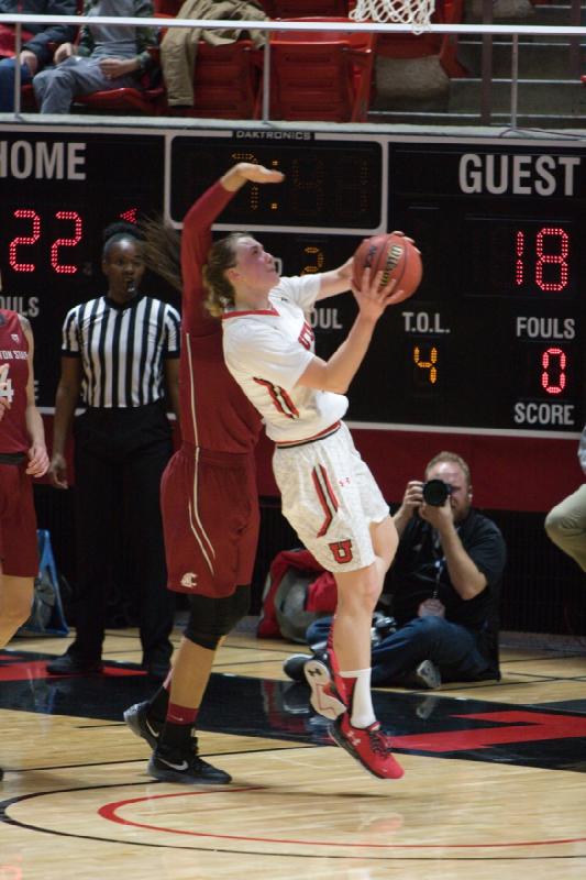 2016-01-02 17:31:44 ** Basketball, Paige Crozon, Utah Utes, Washington State, Women's Basketball ** 