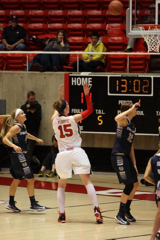 2012-11-27 19:12:13 ** Basketball, Damenbasketball, Michelle Plouffe, Utah State, Utah Utes ** 