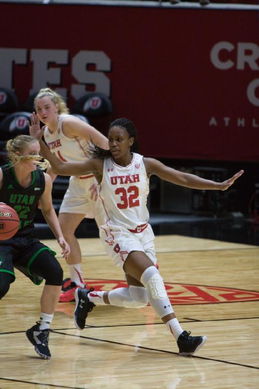 2016-11-19 18:35:46 ** Basketball, Paige Crozon, Tanaeya Boclair, Utah Utes, Utah Valley University, Women's Basketball ** 