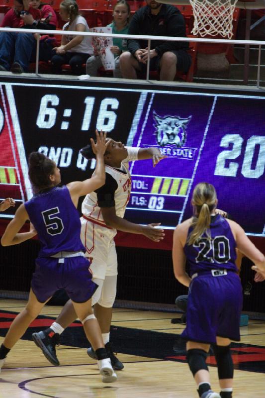 2018-12-15 14:32:58 ** Basketball, Dre'Una Edwards, Utah Utes, Weber State, Women's Basketball ** 