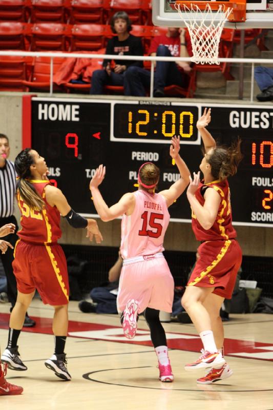 2014-02-27 19:15:15 ** Basketball, Michelle Plouffe, USC, Utah Utes, Women's Basketball ** 