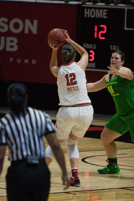 2016-01-24 14:25:09 ** Basketball, Damenbasketball, Emily Potter, Oregon, Utah Utes ** 