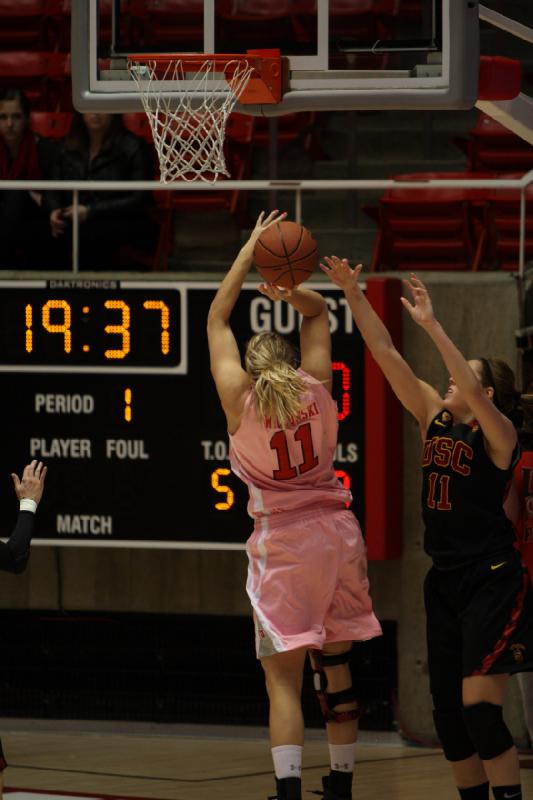 2012-01-28 14:59:56 ** Basketball, Taryn Wicijowski, USC, Utah Utes, Women's Basketball ** 