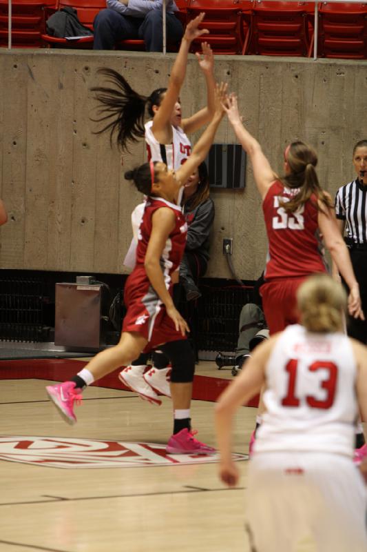 2013-02-24 14:09:10 ** Basketball, Damenbasketball, Danielle Rodriguez, Rachel Messer, Utah Utes, Washington State ** 