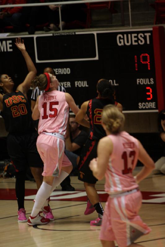 2012-01-28 15:27:26 ** Basketball, Michelle Plouffe, Rachel Messer, USC, Utah Utes, Women's Basketball ** 