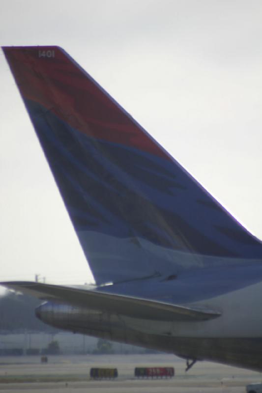 2007-10-14 16:12:36 ** California ** Tail in the colors of Delta Airlines.