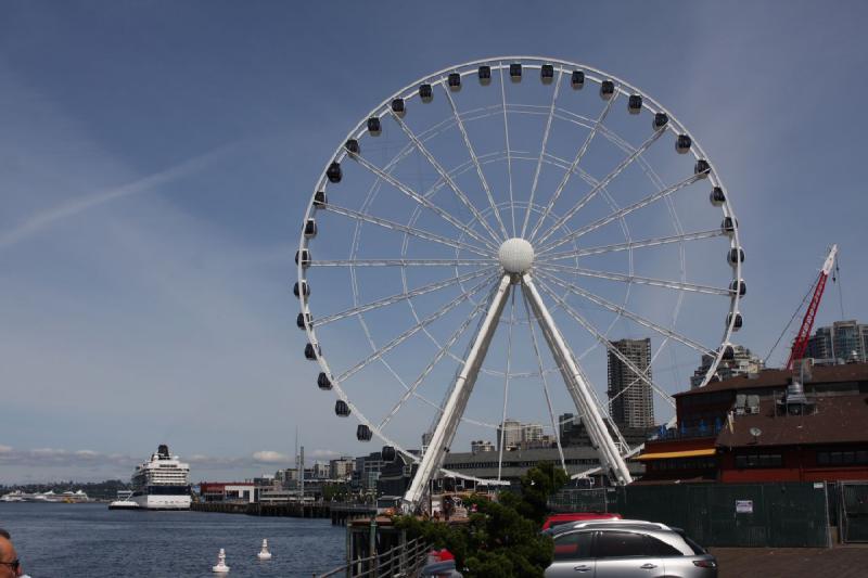 2012-06-15 11:12:55 ** Seattle ** This new tourist attraction at the shore of Seattle was not quite finished when we visited.