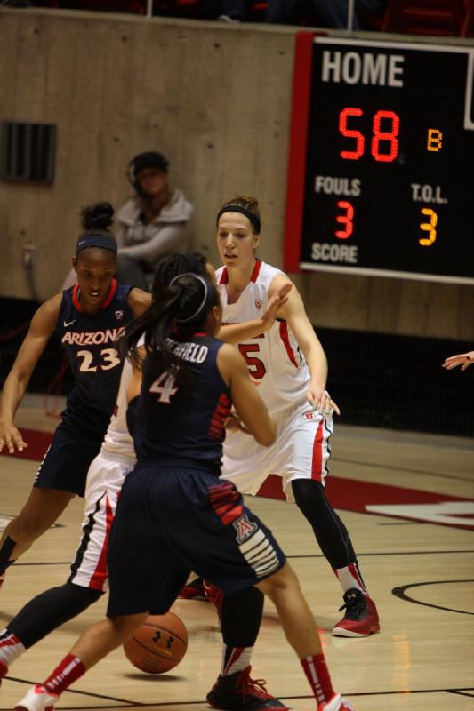 2014-01-26 16:32:59 ** Arizona, Basketball, Ciera Dunbar, Damenbasketball, Michelle Plouffe, Utah Utes ** 