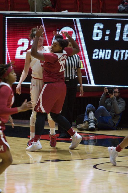 2018-11-13 19:27:17 ** Alabama, Basketball, Damenbasketball, Megan Huff, Utah Utes ** 