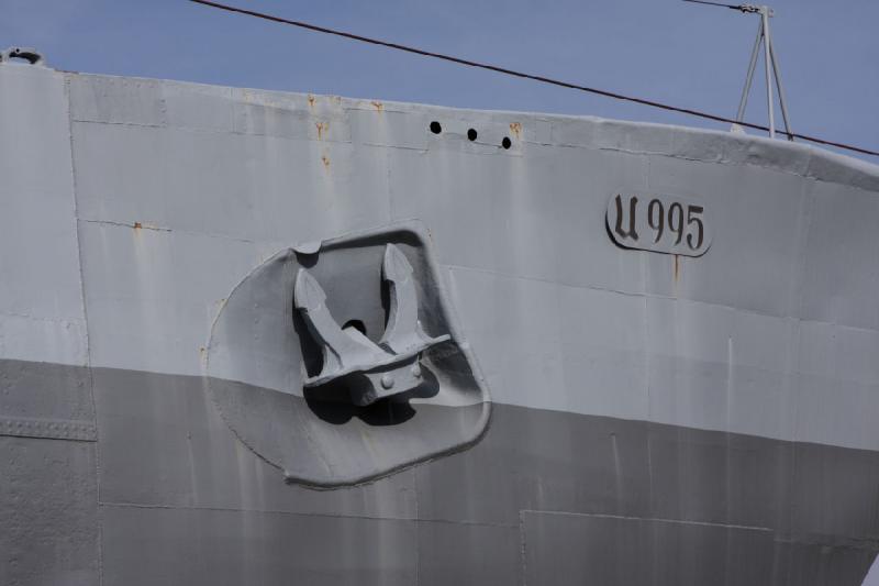 2010-04-07 12:27:55 ** Germany, Laboe, Submarines, Type VII, U 995 ** Bow of U 995.