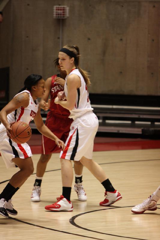 2012-01-12 19:01:01 ** Basketball, Janita Badon, Michelle Plouffe, Stanford, Utah Utes, Women's Basketball ** 