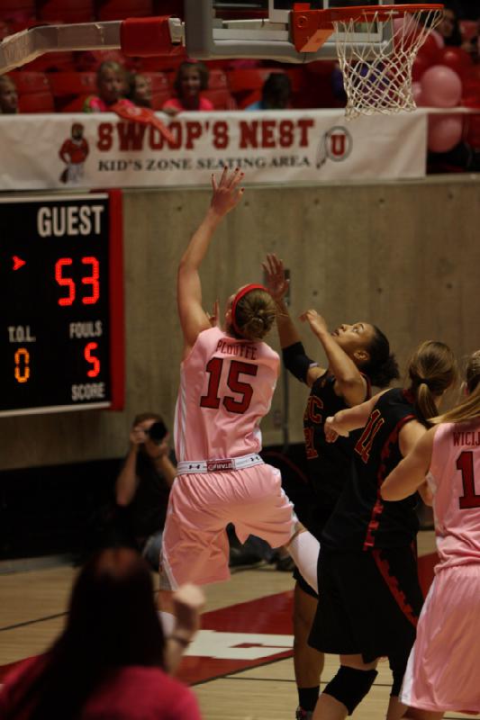 2012-01-28 16:32:06 ** Basketball, Michelle Plouffe, Taryn Wicijowski, USC, Utah Utes, Women's Basketball ** 
