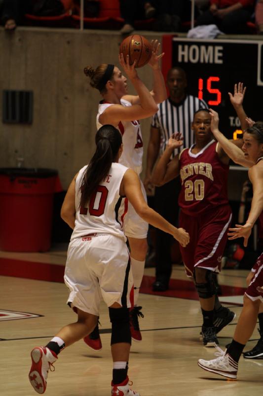 2013-11-08 20:50:27 ** Basketball, Michelle Plouffe, Nakia Arquette, University of Denver, Utah Utes, Women's Basketball ** 