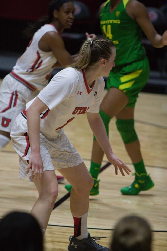 2016-01-24 14:34:23 ** Basketball, Oregon, Paige Crozon, Tanaeya Boclair, Utah Utes, Women's Basketball ** 