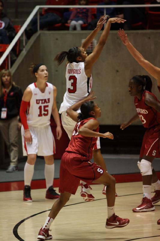 2013-01-06 14:26:53 ** Basketball, Damenbasketball, Iwalani Rodrigues, Michelle Plouffe, Stanford, Utah Utes ** 