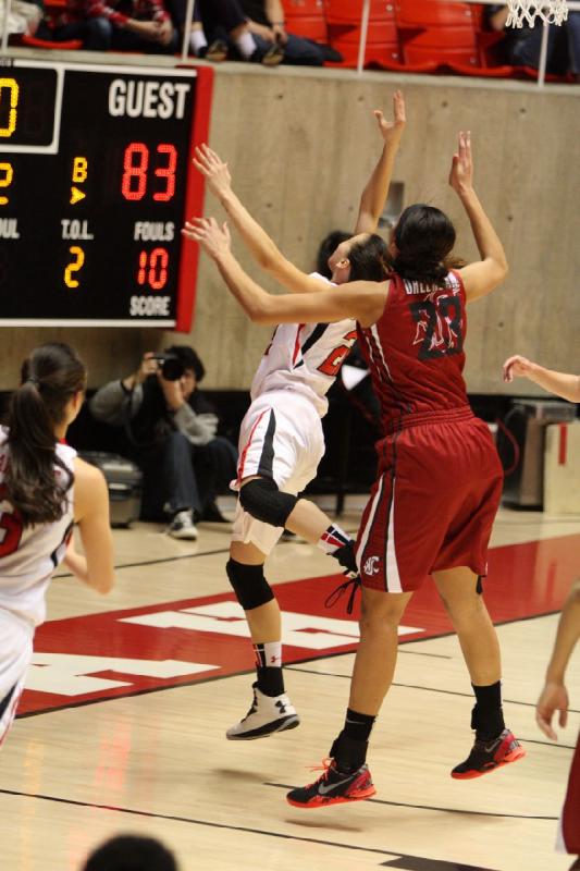 2014-02-14 20:44:47 ** Basketball, Damenbasketball, Danielle Rodriguez, Malia Nawahine, Utah Utes, Washington State ** 