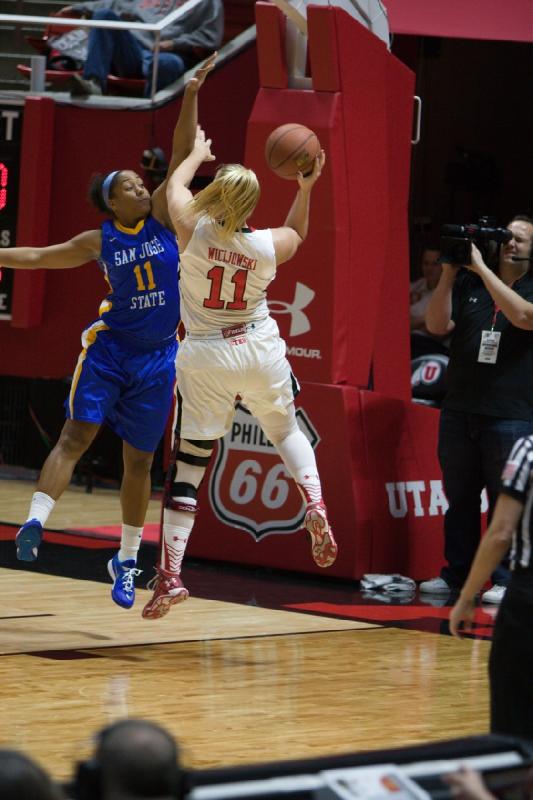 2014-11-14 17:02:22 ** Basketball, San Jose State, Taryn Wicijowski, Utah Utes, Women's Basketball ** 