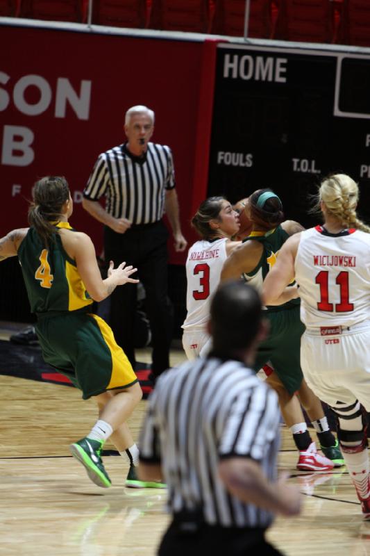 2014-11-05 19:03:30 ** Alaska Anchorage, Basketball, Malia Nawahine, Taryn Wicijowski, Utah Utes, Women's Basketball ** 