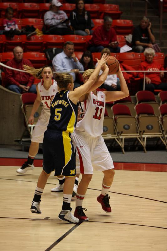 2012-11-16 17:33:08 ** Basketball, Damenbasketball, Michigan, Paige Crozon, Taryn Wicijowski, Utah Utes ** 