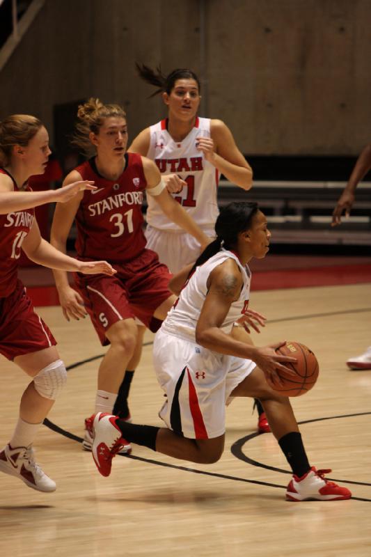 2012-01-12 19:11:15 ** Basketball, Chelsea Bridgewater, Damenbasketball, Janita Badon, Stanford, Utah Utes ** 