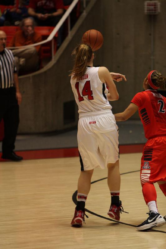 2013-01-18 19:28:15 ** Arizona, Basketball, Damenbasketball, Paige Crozon, Utah Utes ** 