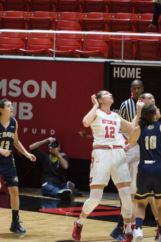 2015-12-29 19:05:05 ** Basketball, Emily Potter, UC Davis, Utah Utes, Women's Basketball ** 