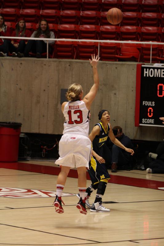 2012-11-16 16:31:01 ** Basketball, Michigan, Rachel Messer, Utah Utes, Women's Basketball ** 
