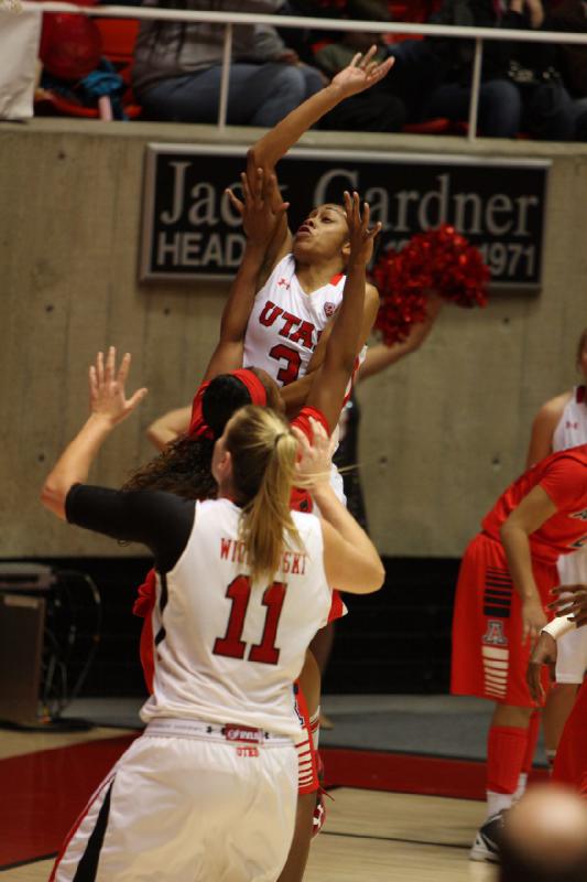 2013-01-18 20:12:36 ** Arizona, Basketball, Iwalani Rodrigues, Taryn Wicijowski, Utah Utes, Women's Basketball ** 