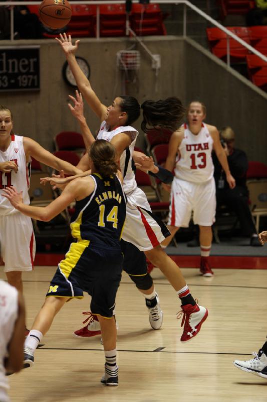 2012-11-16 17:47:19 ** Basketball, Danielle Rodriguez, Michigan, Rachel Messer, Taryn Wicijowski, Utah Utes, Women's Basketball ** 