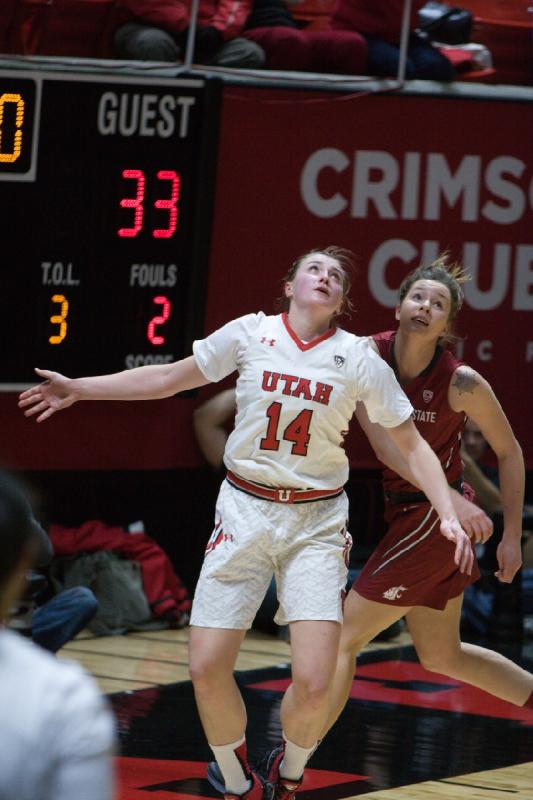 2016-01-02 18:09:54 ** Basketball, Paige Crozon, Utah Utes, Washington State, Women's Basketball ** 