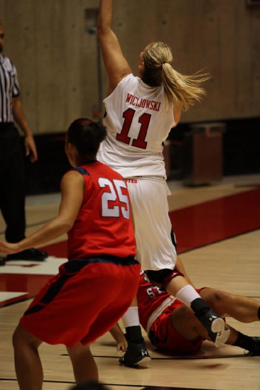 2011-11-05 18:03:13 ** Basketball, Dixie State, Taryn Wicijowski, Utah Utes, Women's Basketball ** 