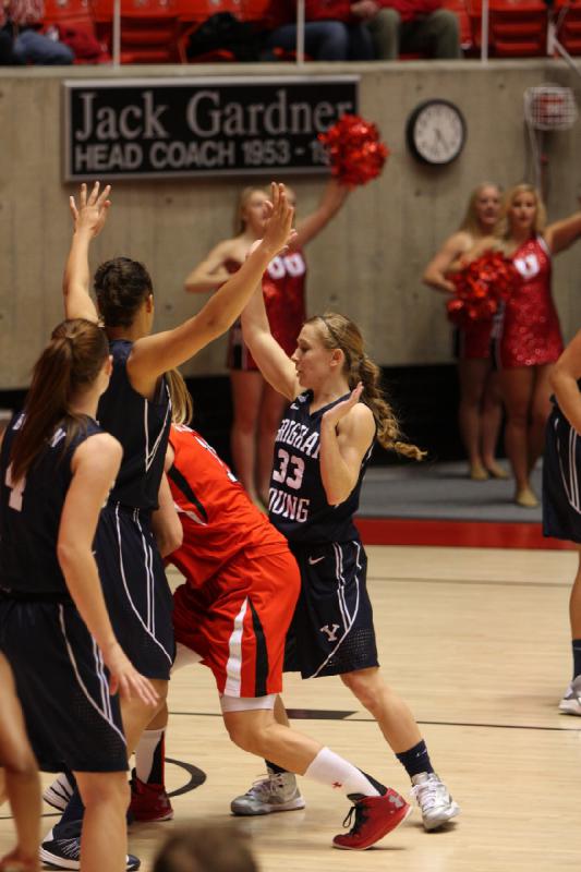 2012-12-08 16:32:28 ** Basketball, BYU, Damenbasketball, Taryn Wicijowski, Utah Utes ** 
