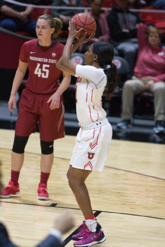 2018-02-16 20:00:05 ** Basketball, Erika Bean, Utah Utes, Washington State, Women's Basketball ** 