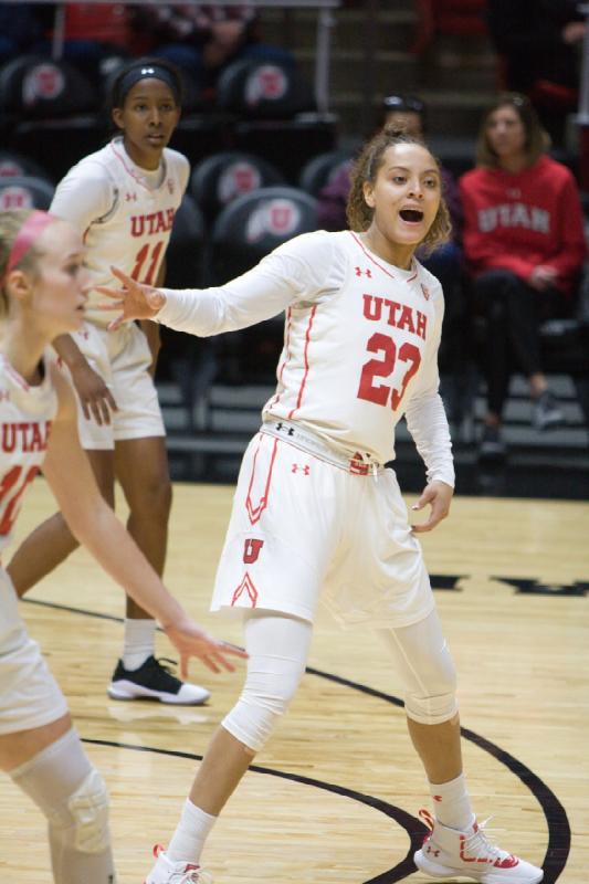 2018-12-15 14:09:52 ** Basketball, Daneesha Provo, Dru Gylten, Erika Bean, Utah Utes, Weber State, Women's Basketball ** 