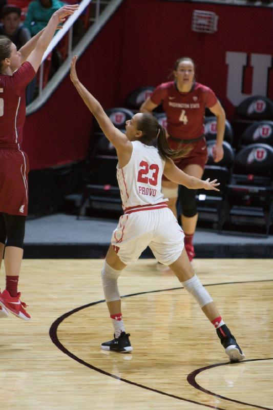 2018-02-16 20:34:59 ** Basketball, Daneesha Provo, Utah Utes, Washington State, Women's Basketball ** 