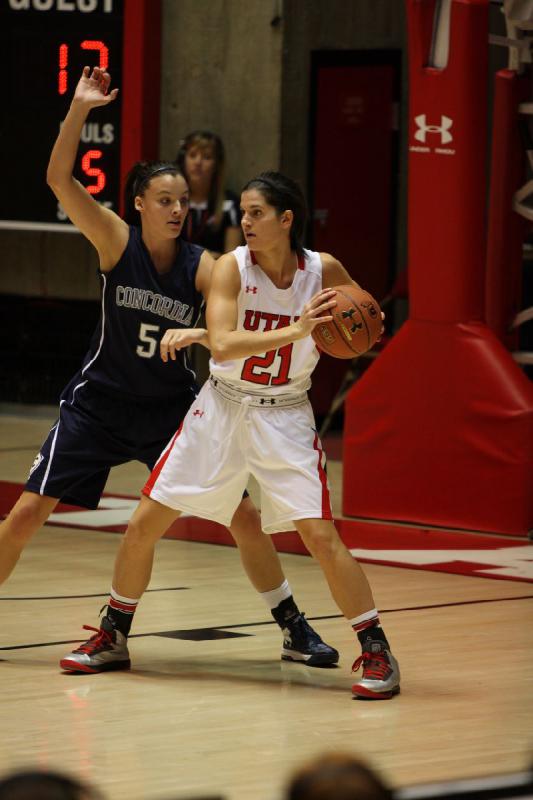 2012-11-01 19:28:58 ** Basketball, Chelsea Bridgewater, Concordia, Utah Utes, Women's Basketball ** 