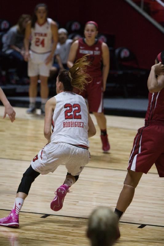 2015-02-15 13:10:39 ** Basketball, Damenbasketball, Danielle Rodriguez, Utah Utes, Valerie Nawahine, Washington State ** 