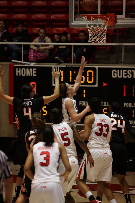 2012-03-01 19:12:55 ** Basketball, Cheyenne Wilson, Damenbasketball, Iwalani Rodrigues, Michelle Plouffe, Oregon State, Rachel Morris, Utah Utes ** 