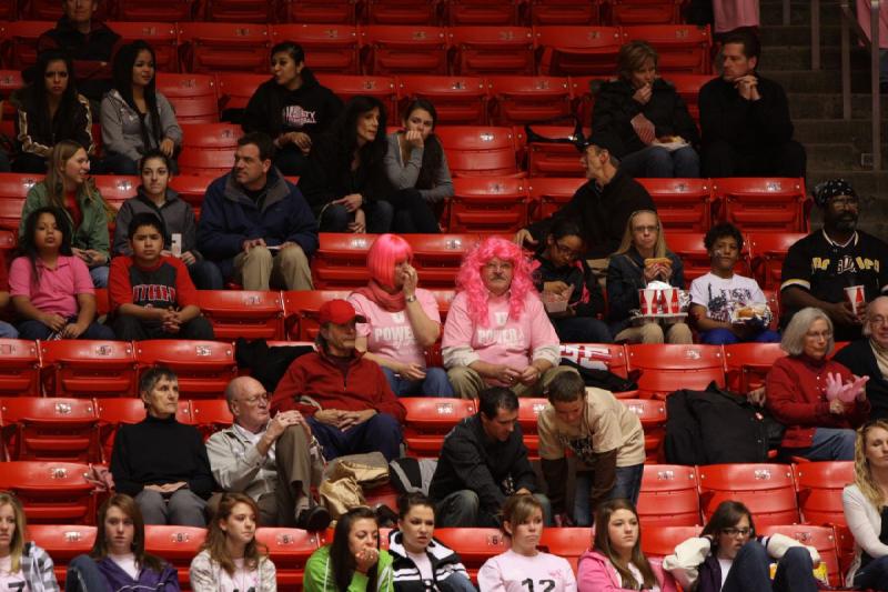 2011-01-22 17:57:32 ** Basketball, Damenbasketball, TCU, Utah Utes ** 'Power of Pink', bis aufs letzte Haar-Detail.