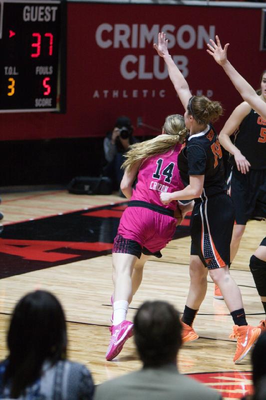 2015-02-22 13:13:09 ** Basketball, Damenbasketball, Oregon State, Paige Crozon, Utah Utes ** 